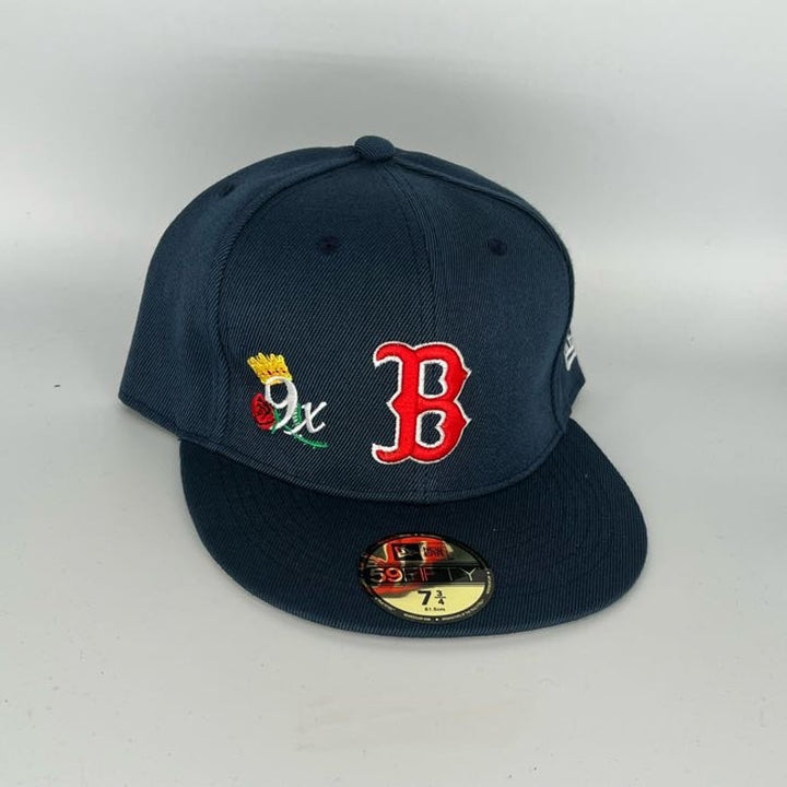 Black Boston Red Sox New Era MLB 59Fifty Fitted Hat