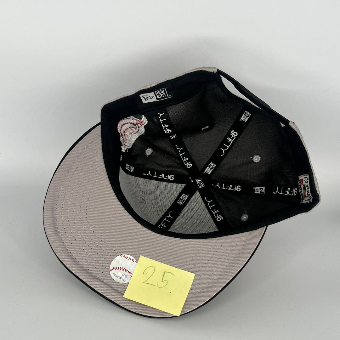 Gray Black Cincinnati Reds 1990 All Star World Series Side Patch New Era MLB 9Fifty Snapback Hat