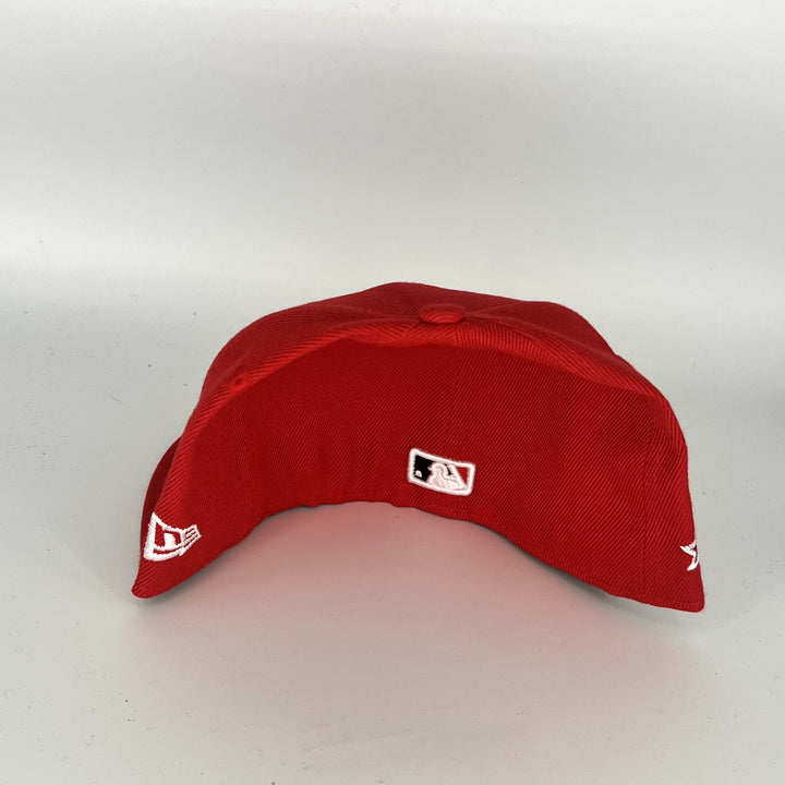 Red Los Angeles Angels 50TH Anniversary SP New Era MLB 59Fifty Fitted Hat