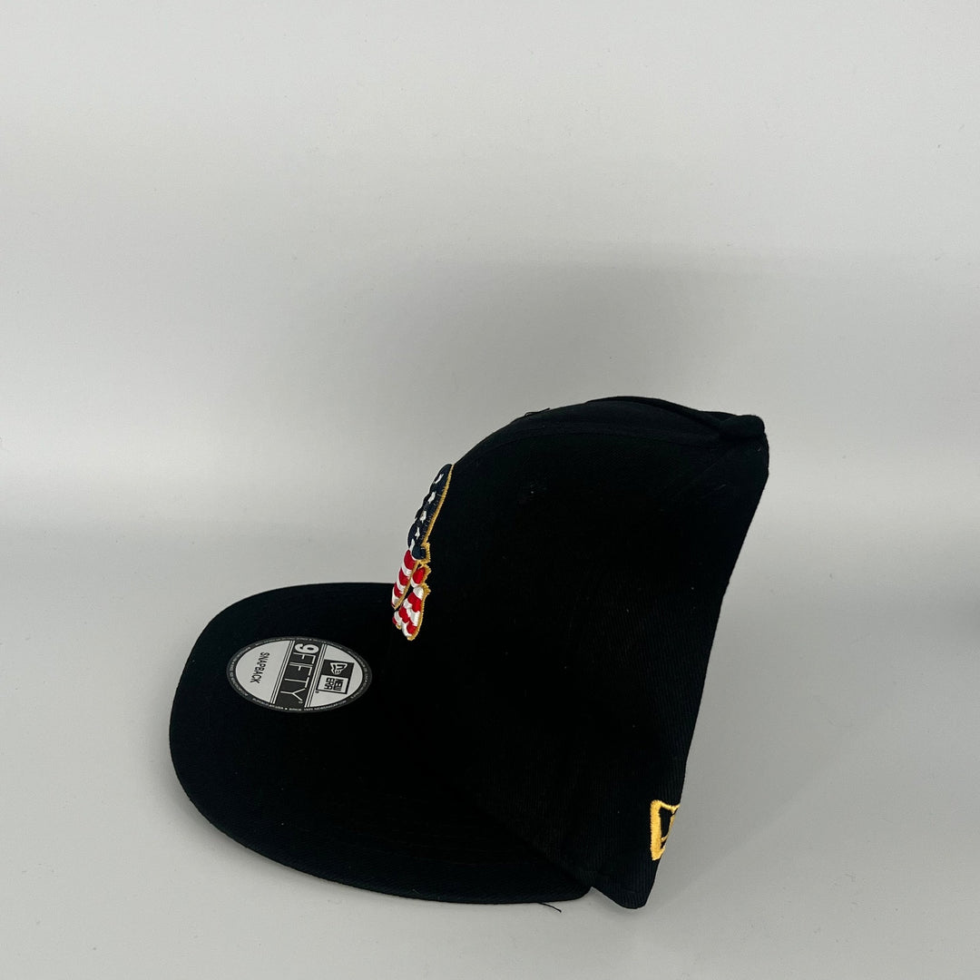 Black Baltimore Orioles Baltimore USA Side Patch New Era MLB 9Fifty Snapback Hat