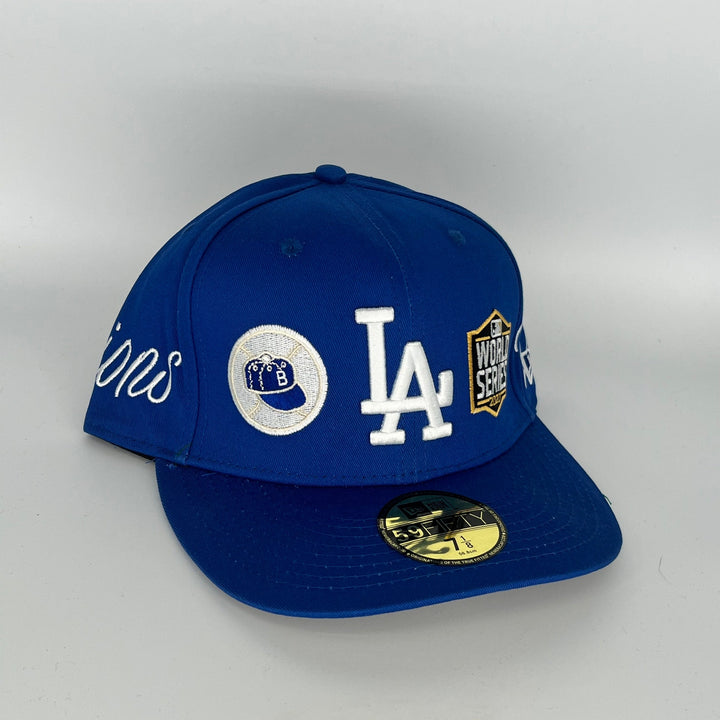 Blue Los Angeles Dodgers 2020 World Series Champions Side Patch New Era MLB 59Fifty Fitted Hat
