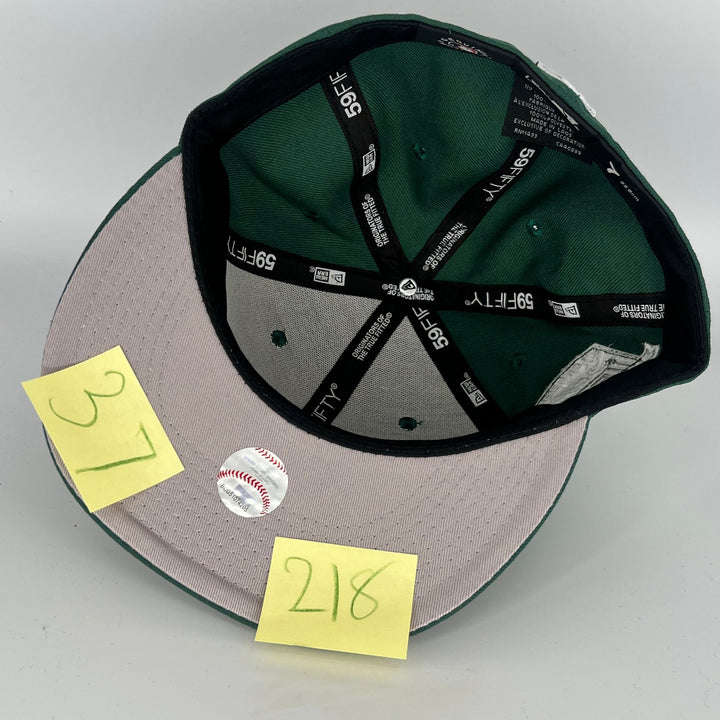 Green Los Angeles Dodgers 50th Anniversary Side Patch New Era MLB 59Fifty Fitted Hat