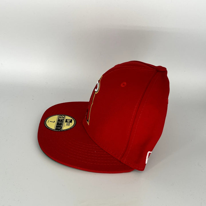 Red Los Angeles Angels New Era MLB 59Fifty Fitted Hat