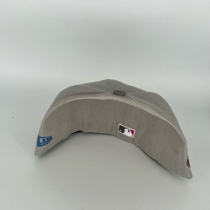 Gray Athletics New Era MLB 59Fifty Fitted Hat