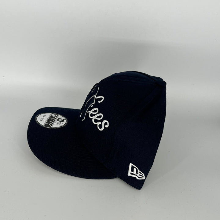 Navy New York Yankees NY Overlap Symbol New Era MLB 9Fifty Snapback Hat