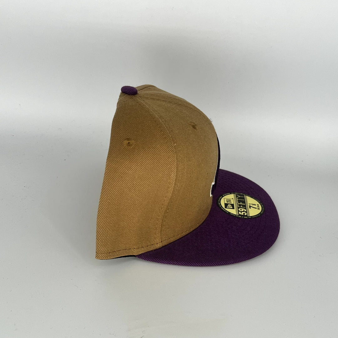 Brown Maroon Atlanta Braves New Era MLB 59Fifty Fitted Hat