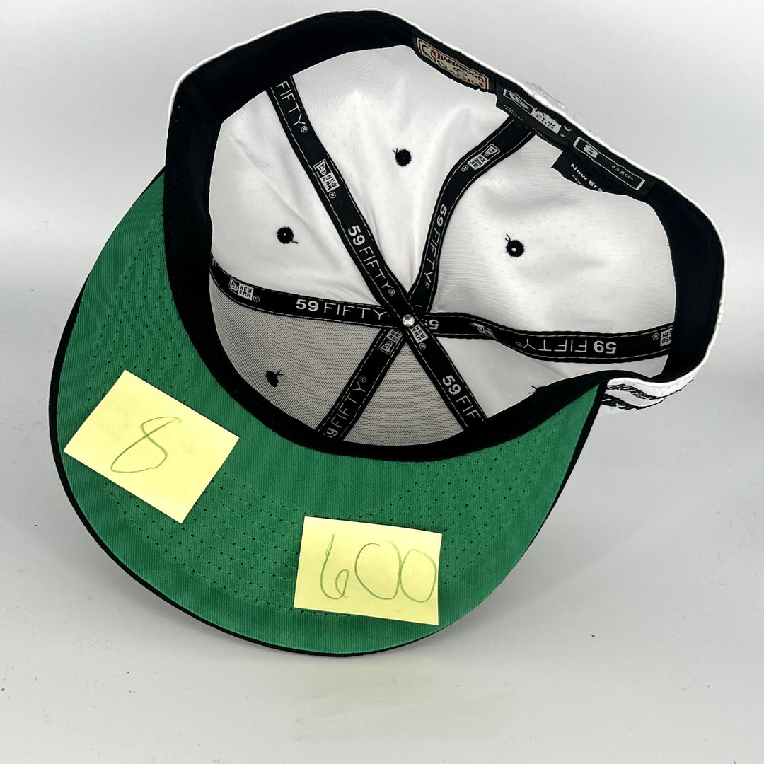 White Black Brooklyn Nets New Era NBA 59Fifty Fitted Hat