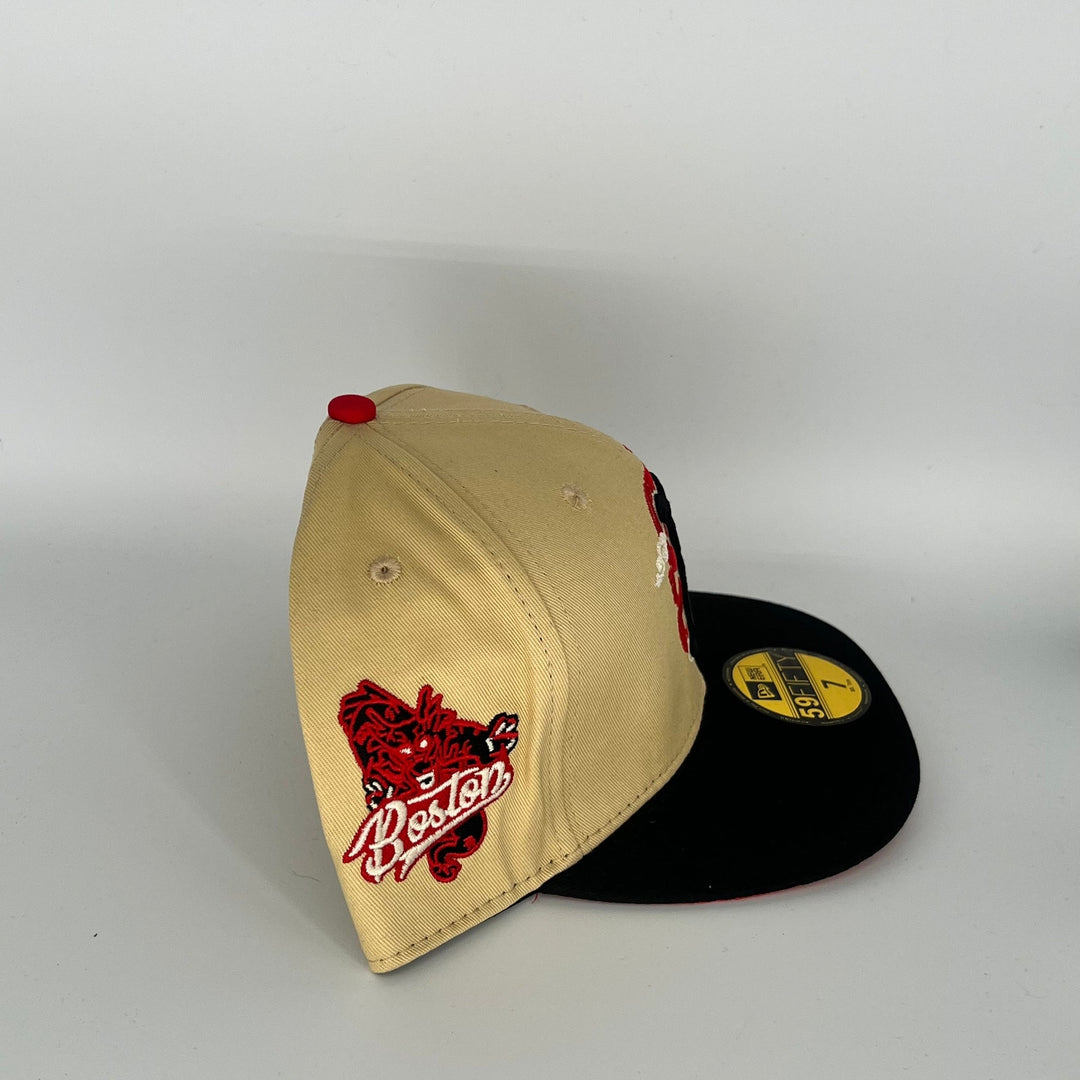 Brown Black Boston Red Sox New Era MLB 59Fifty Fitted Hat