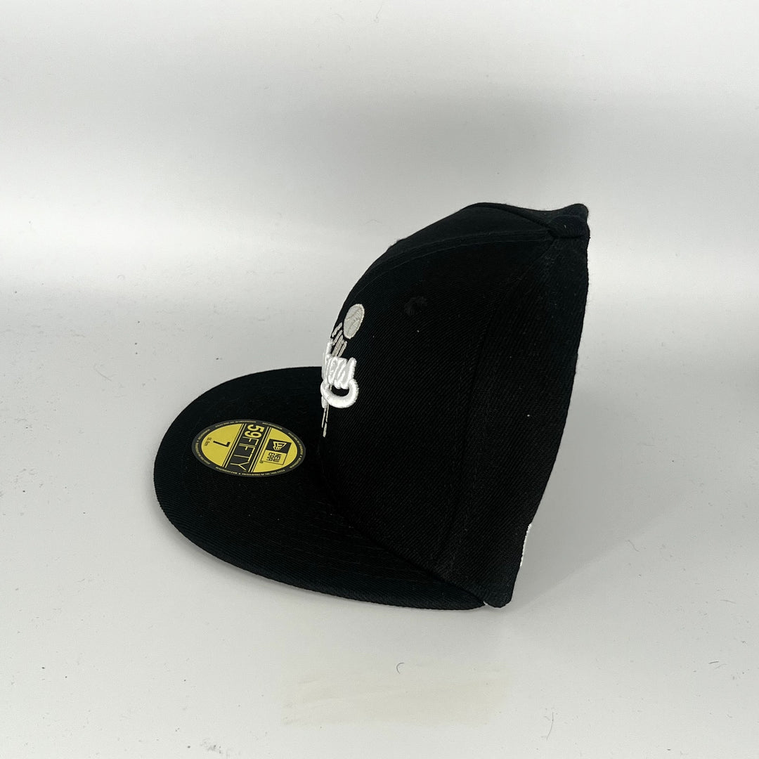 Black Los Angeles Dodgers 100TH Anniversary New Era MLB 59Fifty Fitted Hat