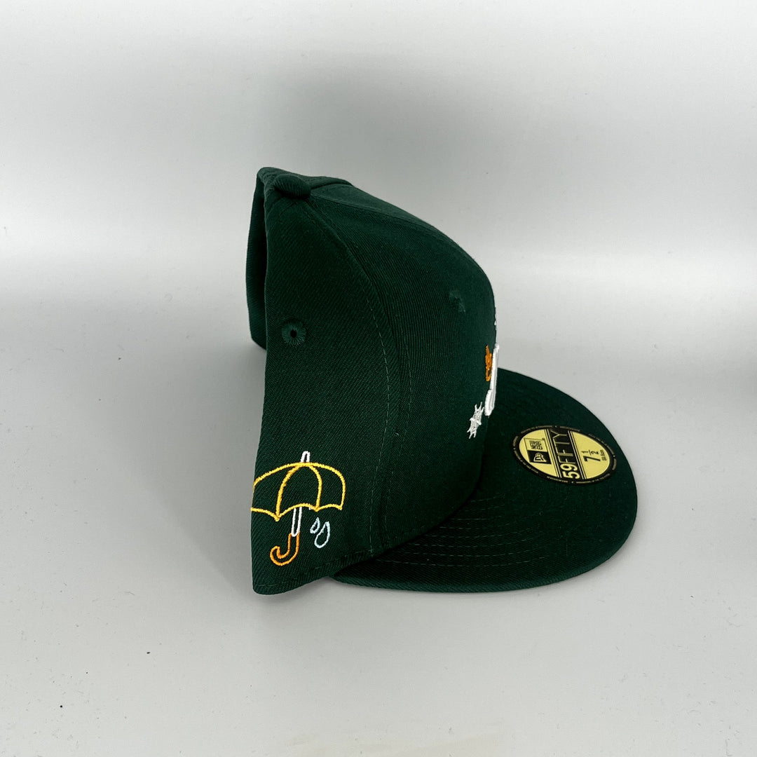 Green New Era 59Fifty Fitted Hat