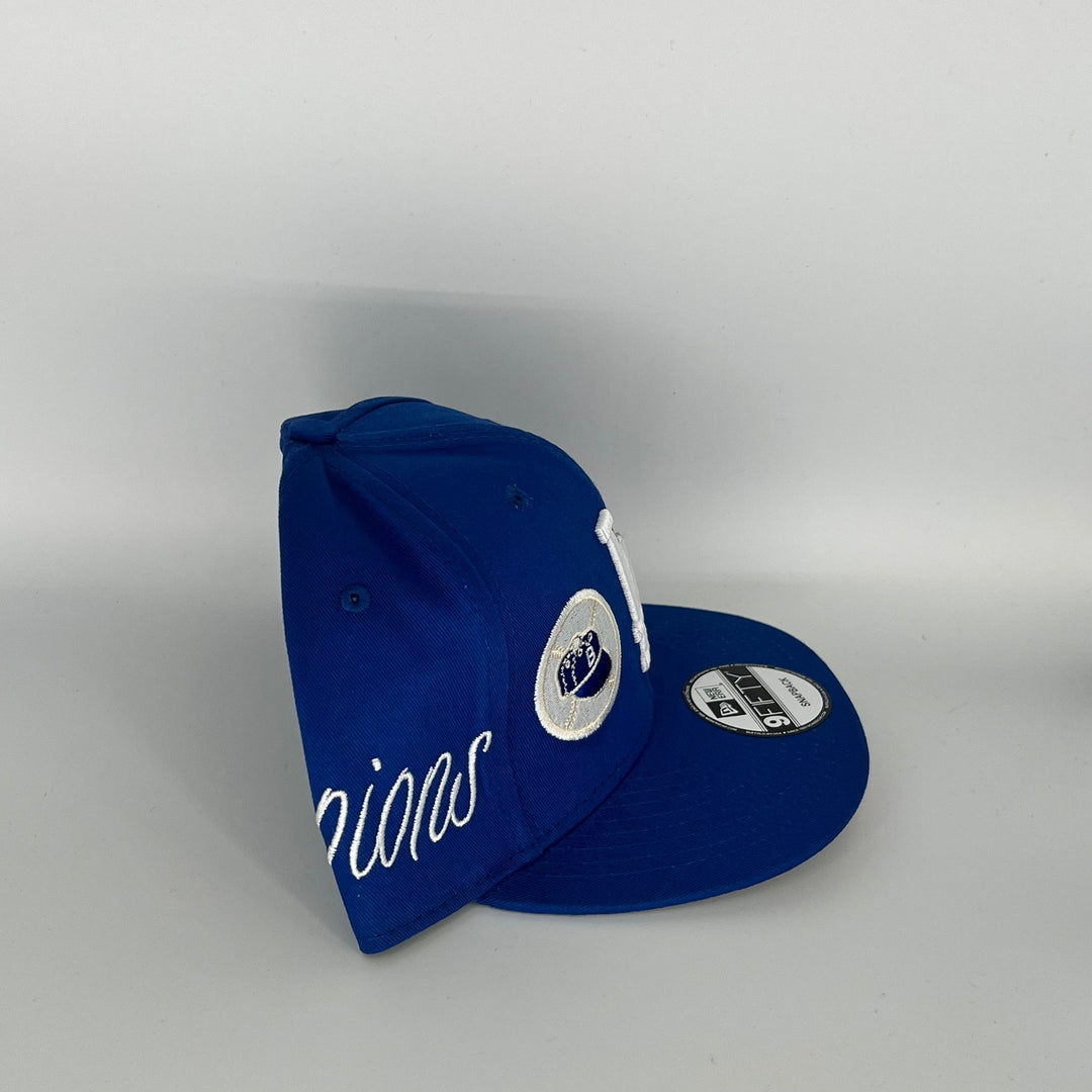 Blue Los Angeles Dodgers 2020 World Series Campions Side Patch New Era MLB 9Fifty Snapback Hat