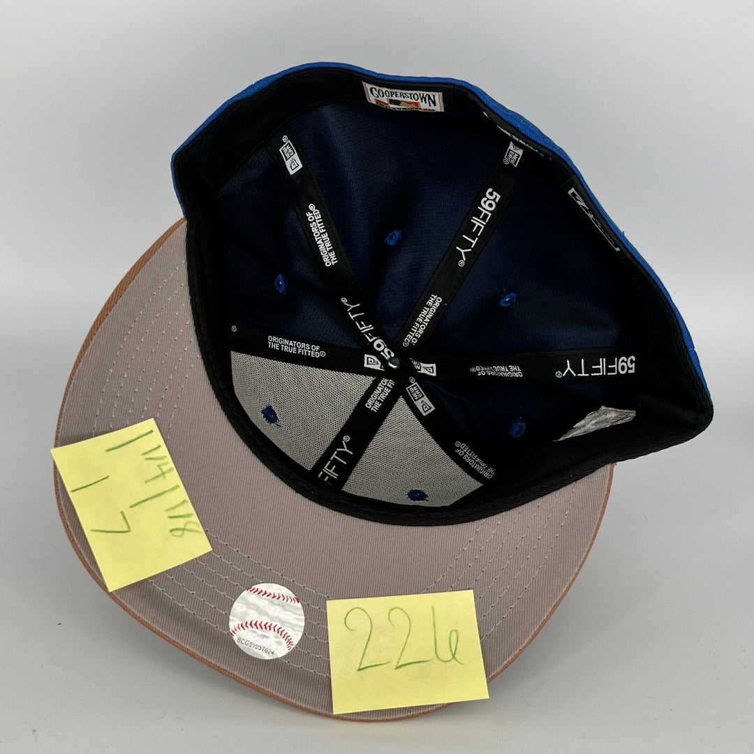 Blue Los Angeles Dodgers 60th Anniversary Dodger Stadium Side Patch New Era MLB 59Fifty Fitted Hat