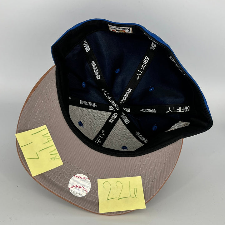 Blue Los Angeles Dodgers 60th Anniversary Dodger Stadium Side Patch New Era MLB 59Fifty Fitted Hat