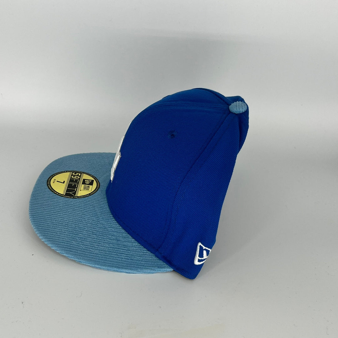 Blue TwoTone Los Angeles Dodgers New Era MLB 59Fifty Fitted Hat