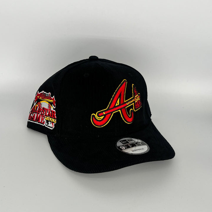 Black Atlanta Braves 2000 All Star Game Side Patch New Era MLB 9Fifty Snapback Hat
