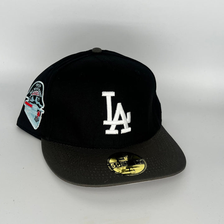 Black Los Angeles Dodgers 1959 All Star Game Side Patch New Era MLB 59Fifty Fitted Hat