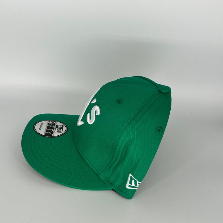 Green Athletics 1999 World Series Battle of The Day Side Patch New Era MLB 9Fifty Snapback Hat