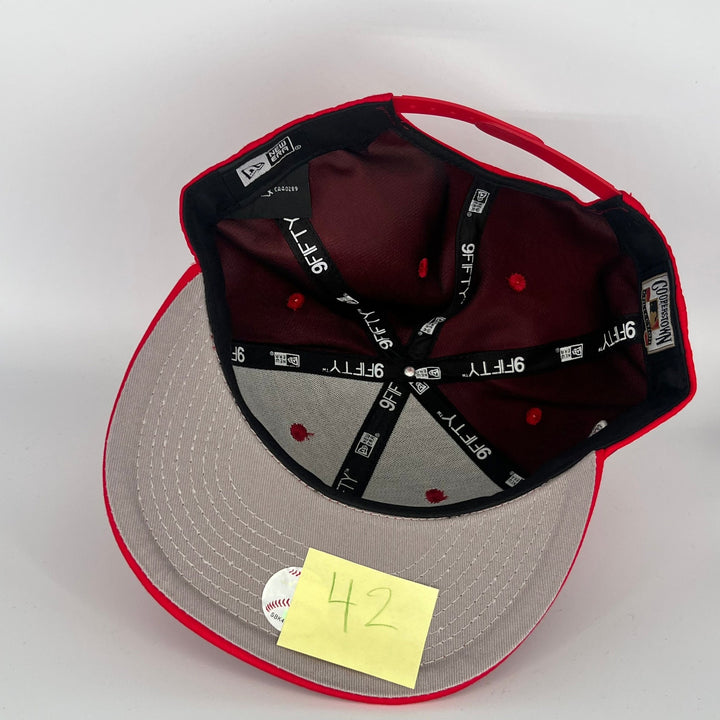 Red St. Louis Cardinals The Lou Side Patch New Era MLB 9Fifty Snapback Hat