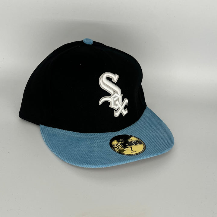 Black Blue Chicago White Sox New Era MLB 59Fifty Fitted Hat