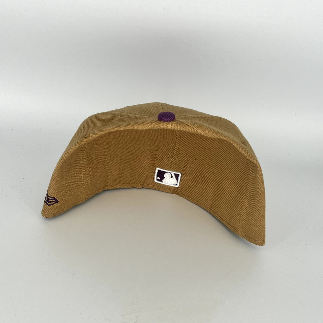 Brown Maroon Atlanta Braves New Era MLB 59Fifty Fitted Hat