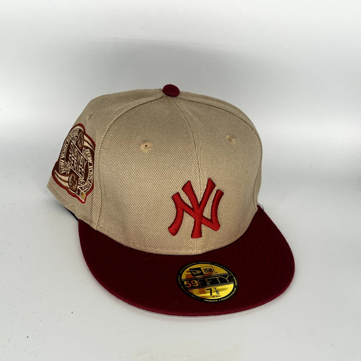 Brown Red New York Yankees 2000 Subway Series New Era MLB 59Fifty Fitted Hat