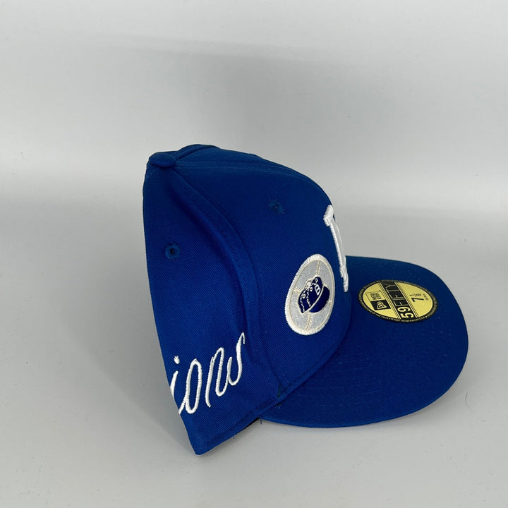 Blue Los Angeles Dodgers 2020 World Series Champions Side Patch New Era MLB 59Fifty Fitted Hat