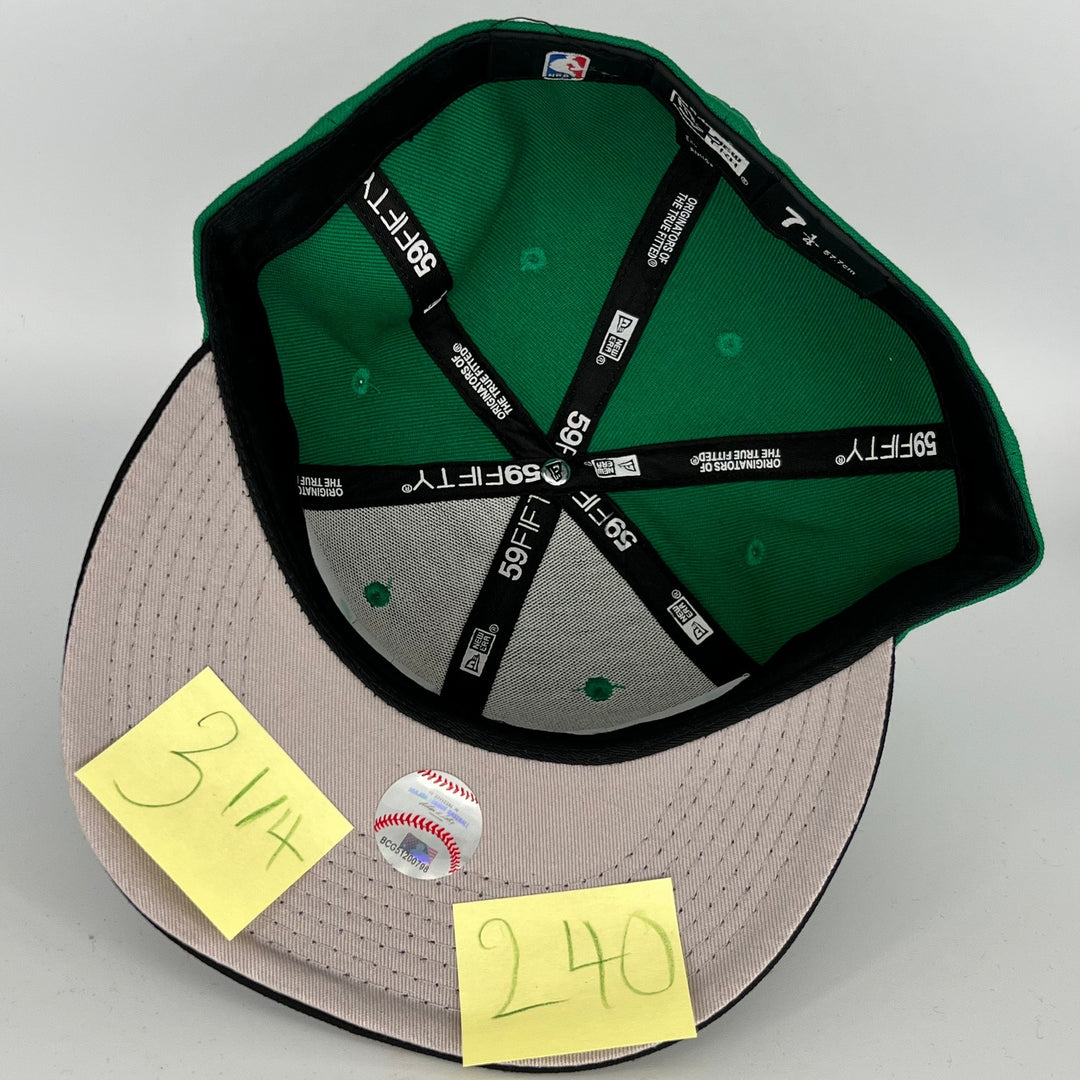 Green Black Boston Celtics New Era NBA 59Fifty Fitted Hat