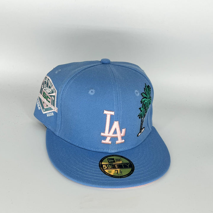 Blue Los Angeles Dodgers 50TH Anniversary SP New Era MLB 59Fifty Fitted Hat