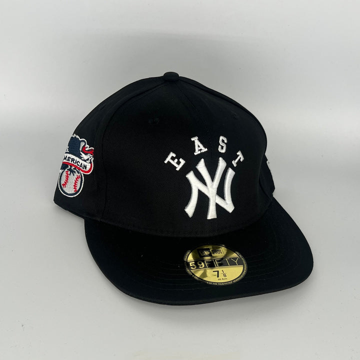 Black New York Yankees American Side Patch New Era MLB 59Fifty Fitted Hat