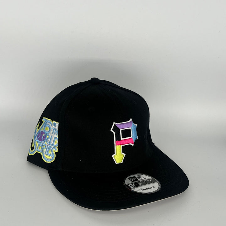Black Pittsburgh Pirates 76TH World Series Side Patch New Era MLB 9Fifty Snapback Hat