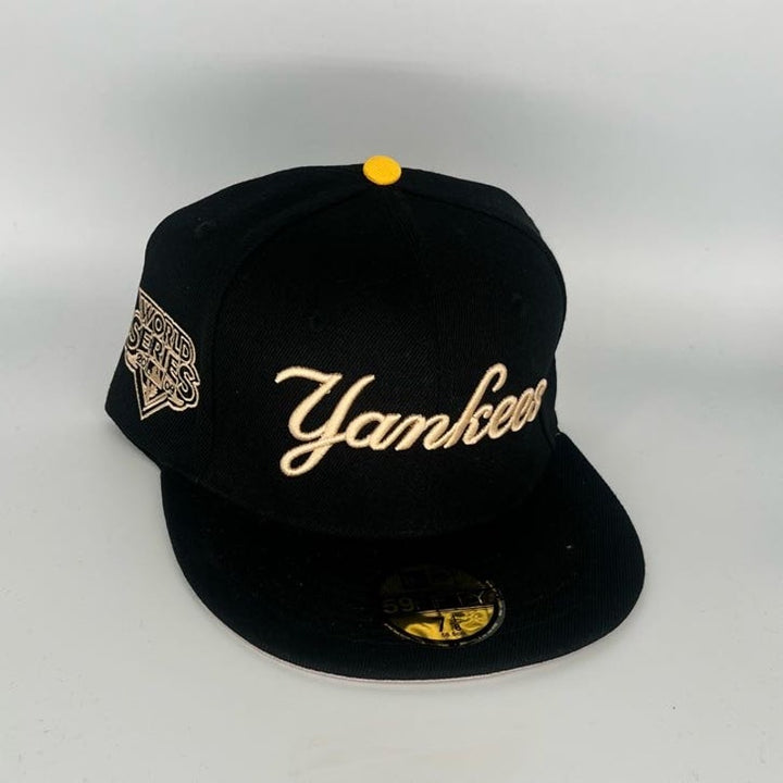 Black New York Yankees New Era MLB 59Fifty Fitted Hat