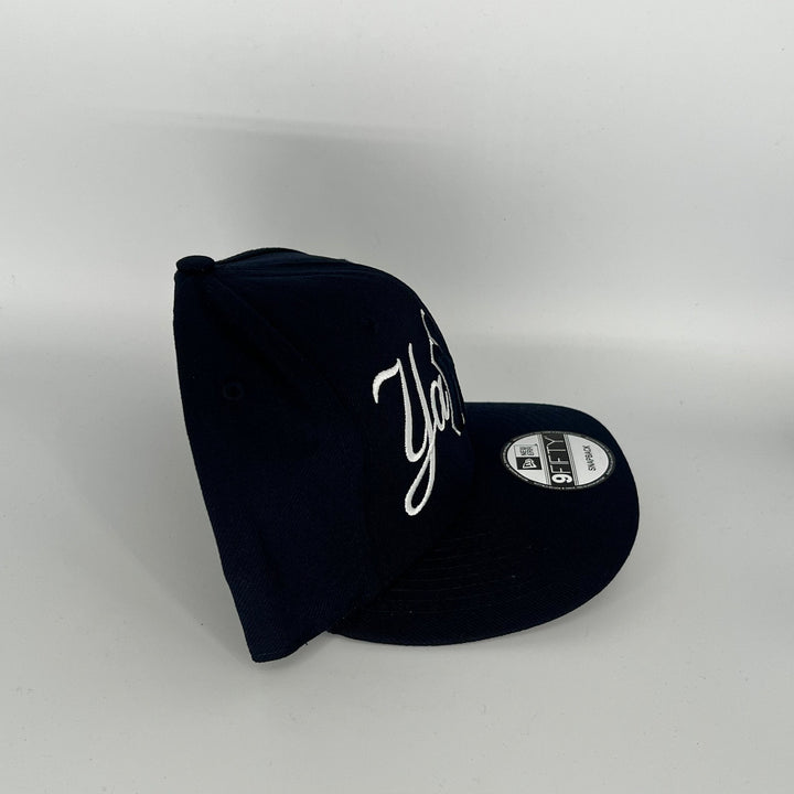 Navy New York Yankees NY Overlap Symbol New Era MLB 9Fifty Snapback Hat