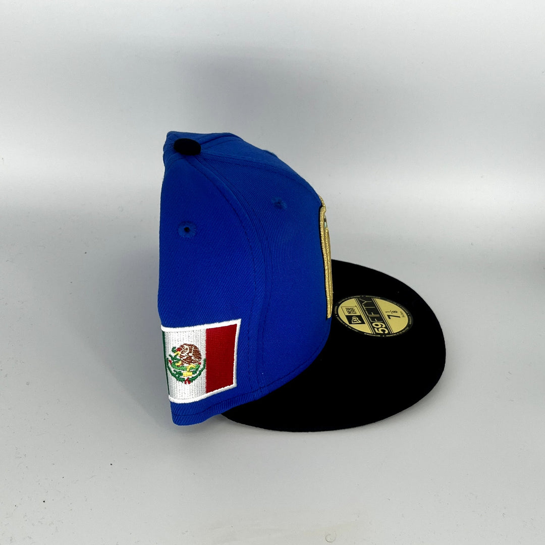 Blue Black Mexico Classic New Era MLB 59Fifty Fitted Hat