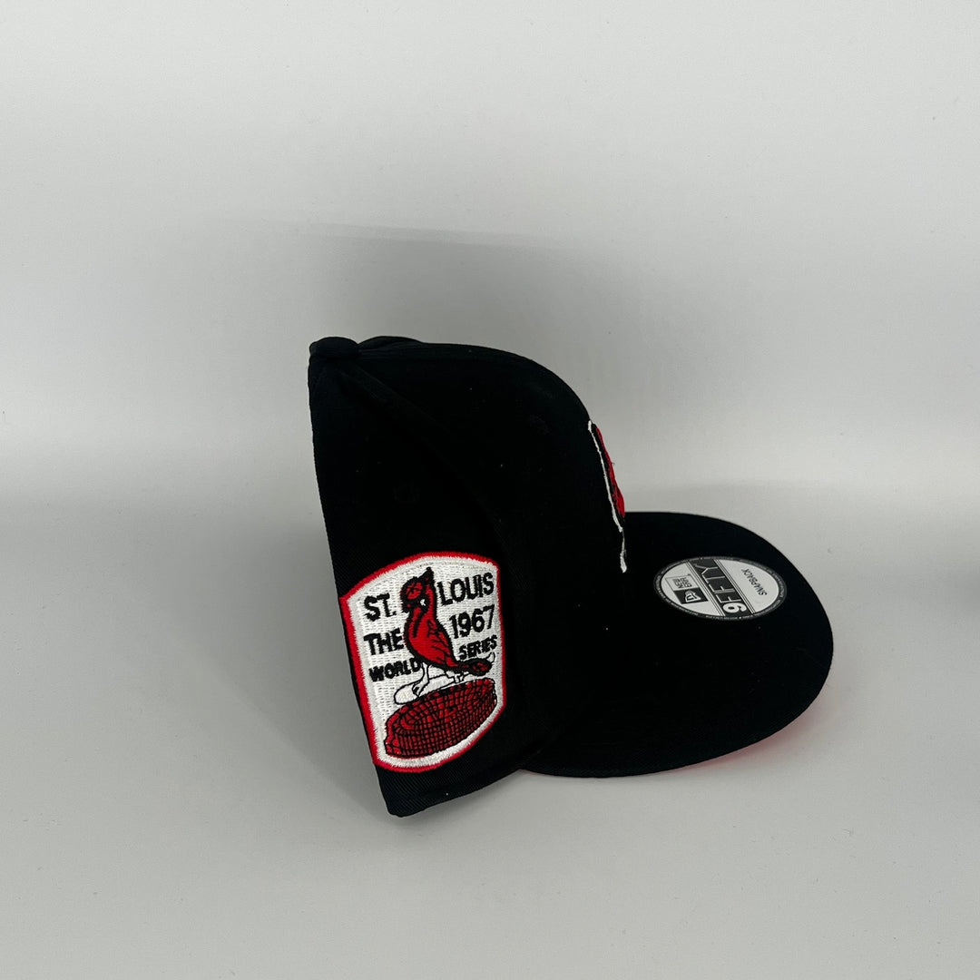 Black St. Louis Cardinals St. Louis The 1967 World Series Side Patch New Era MLB 9Fifty Snapback Hat