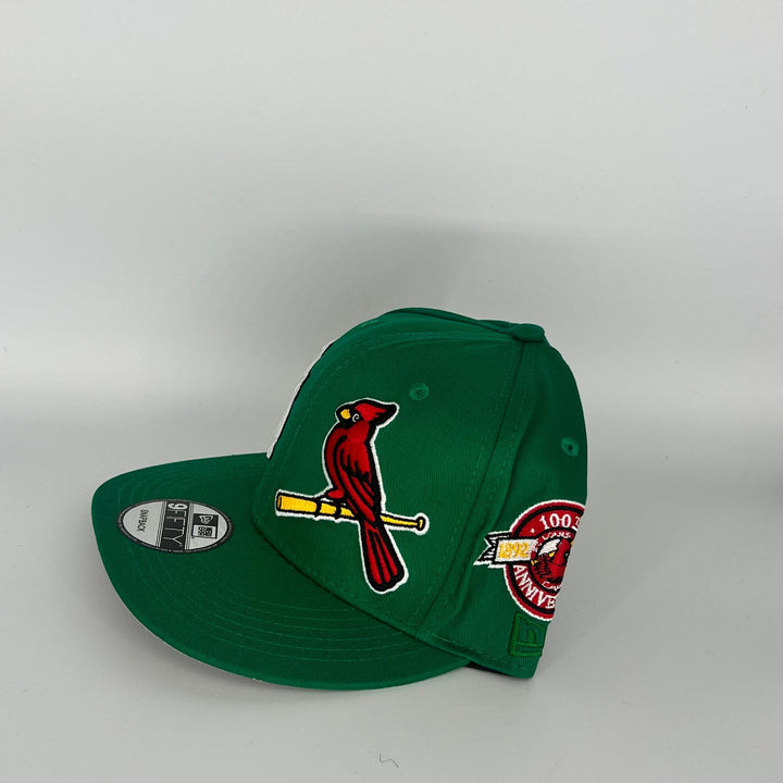 Green St. Louis Cardinals 2011 World Series 100th Anniversary New Era MLB 9Fifty Snapback Hat