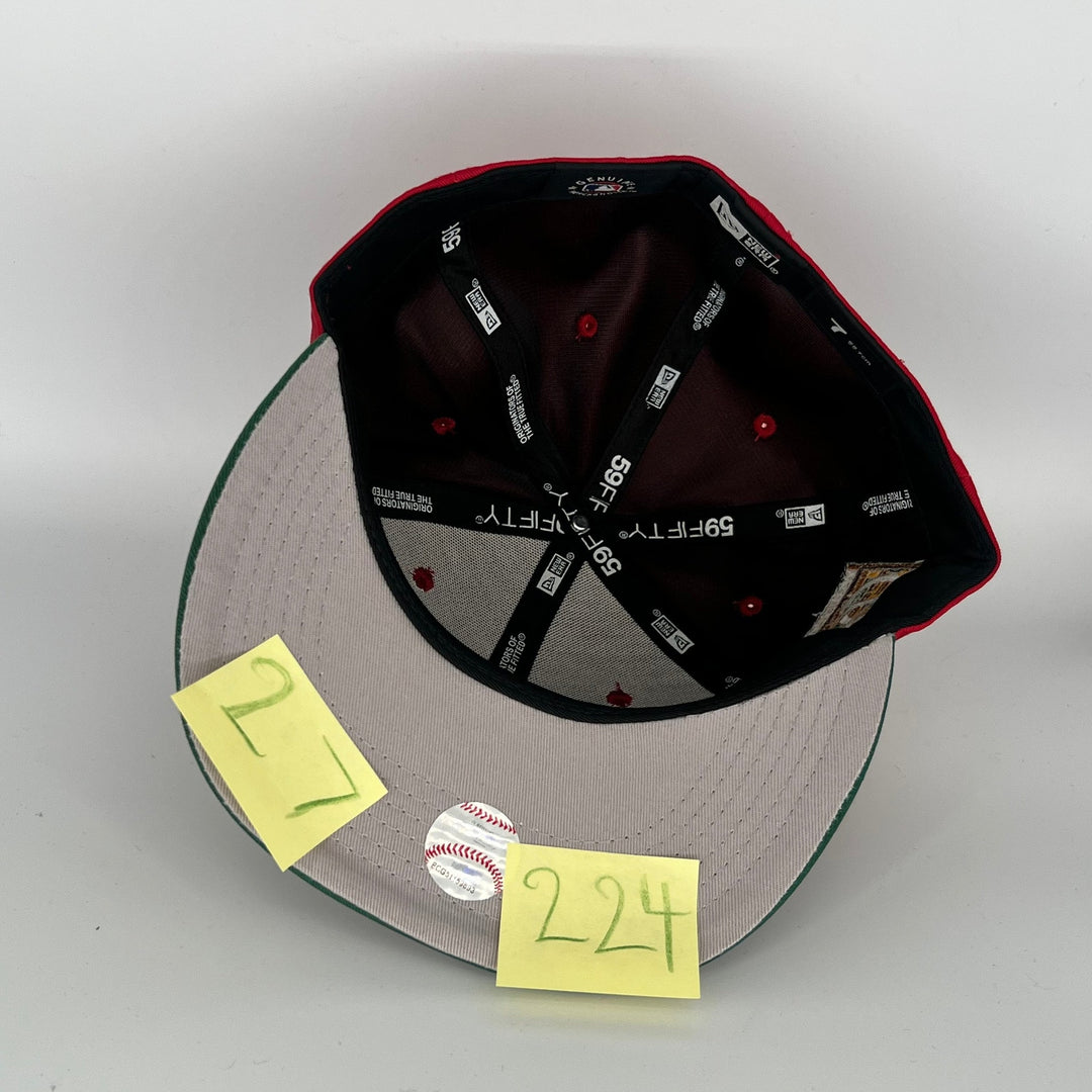 Red Green Chicago White Sox 95 Years White Sox Side Patch New Era MLB 59Fifty Fitted Hat