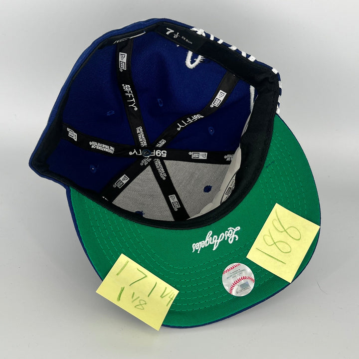Blue Los Angeles Dodgers Angeles Side Patch New Era MLB 59Fifty Fitted Hat