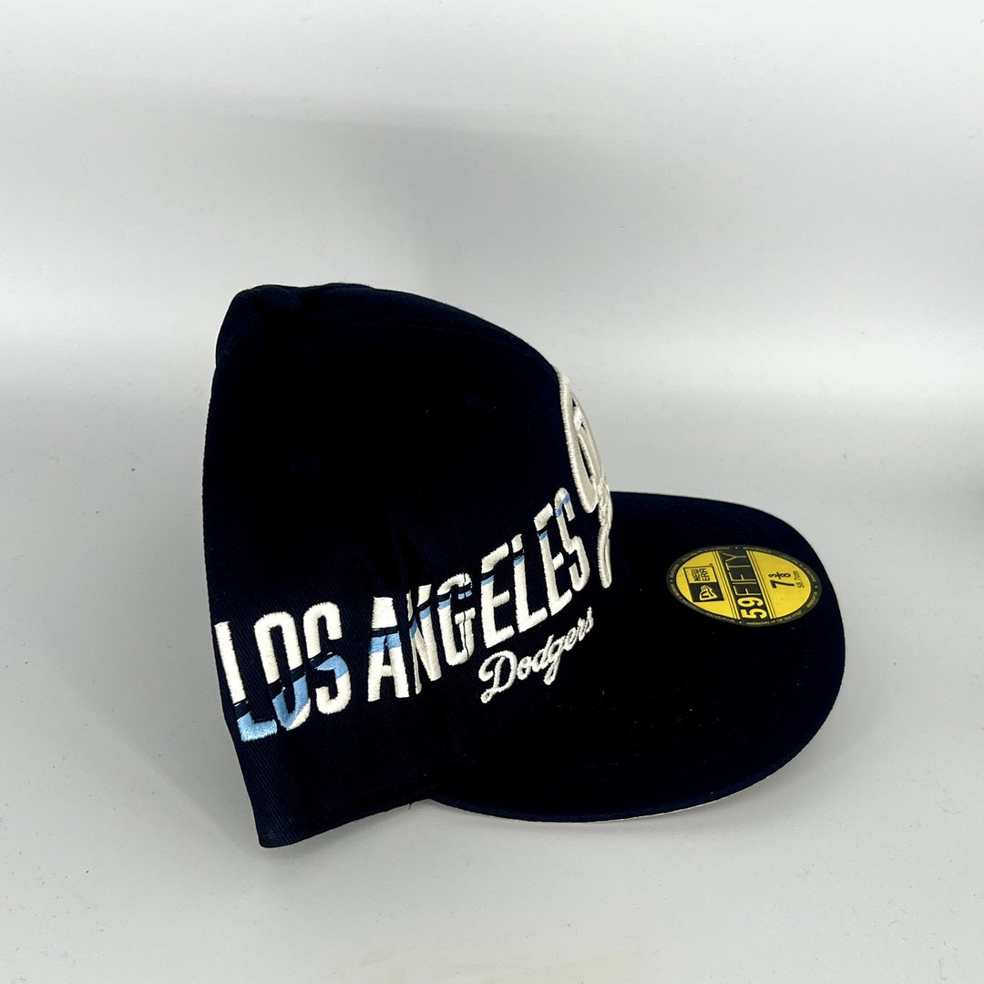 Navy Blue Los Angeles Dodgers New Era MLB 59Fifty Fitted Hat