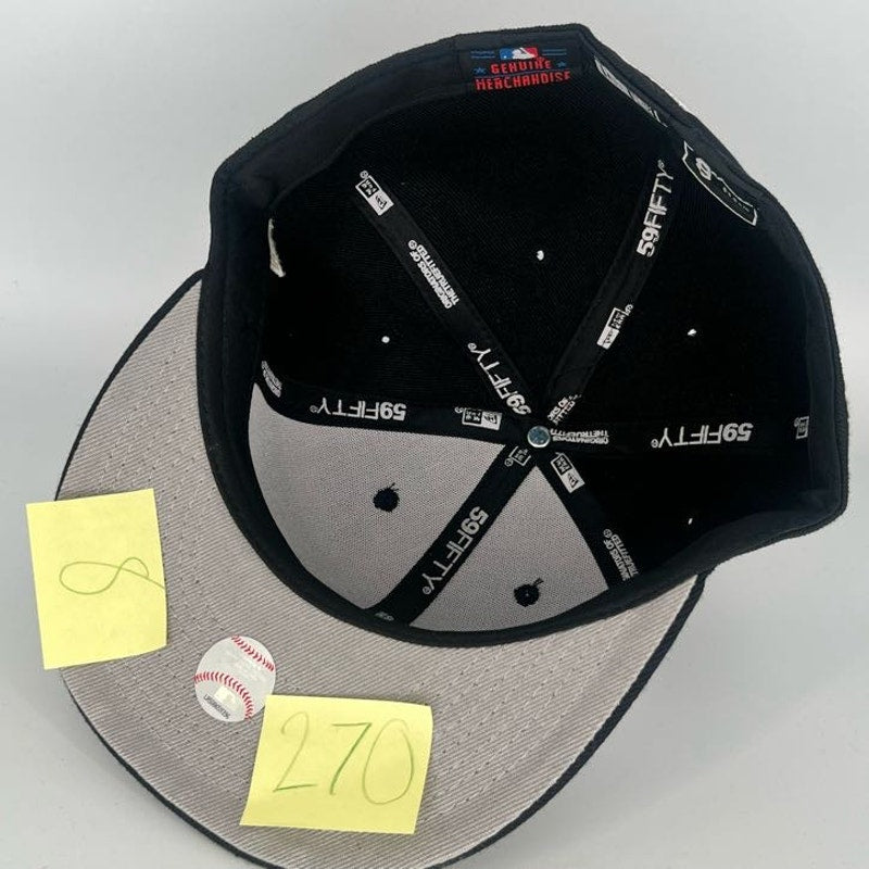 Black White  San Diego Padres New Era MLB 59Fifty Fitted Hat