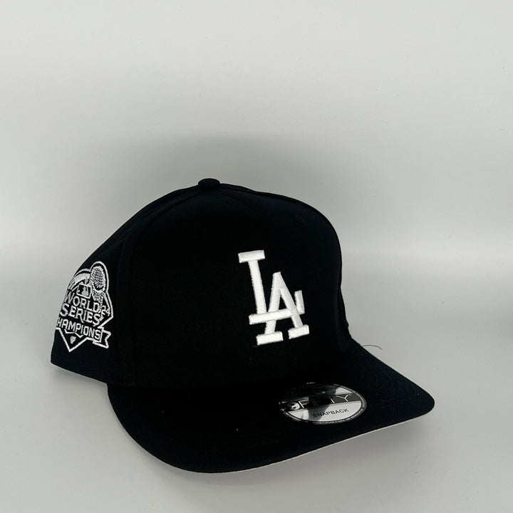 Black Los Angeles Dodgers 2024 World Series Champions Side Patch New Era MLB 9Fifty Snapback Hat