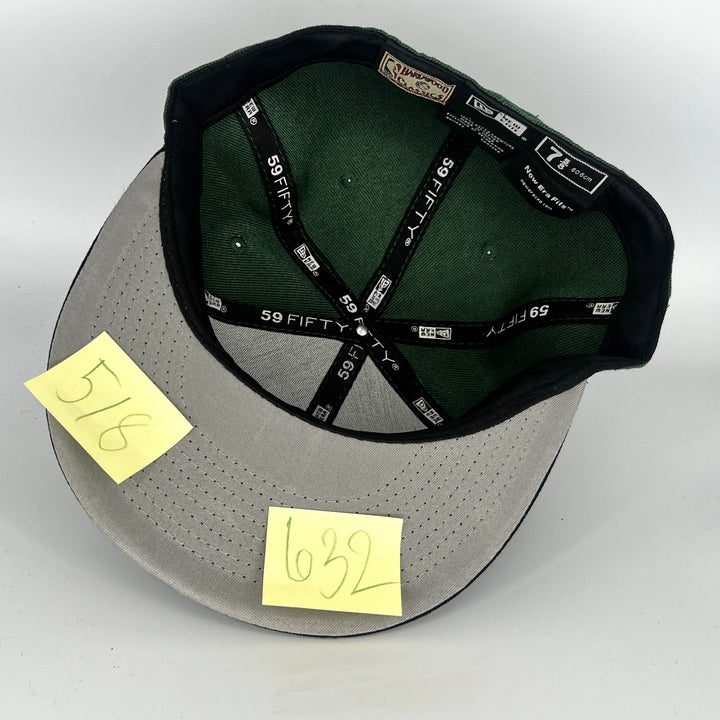 Green Black Milwaukee Bucks New Era NBA 59Fifty Fitted Hat