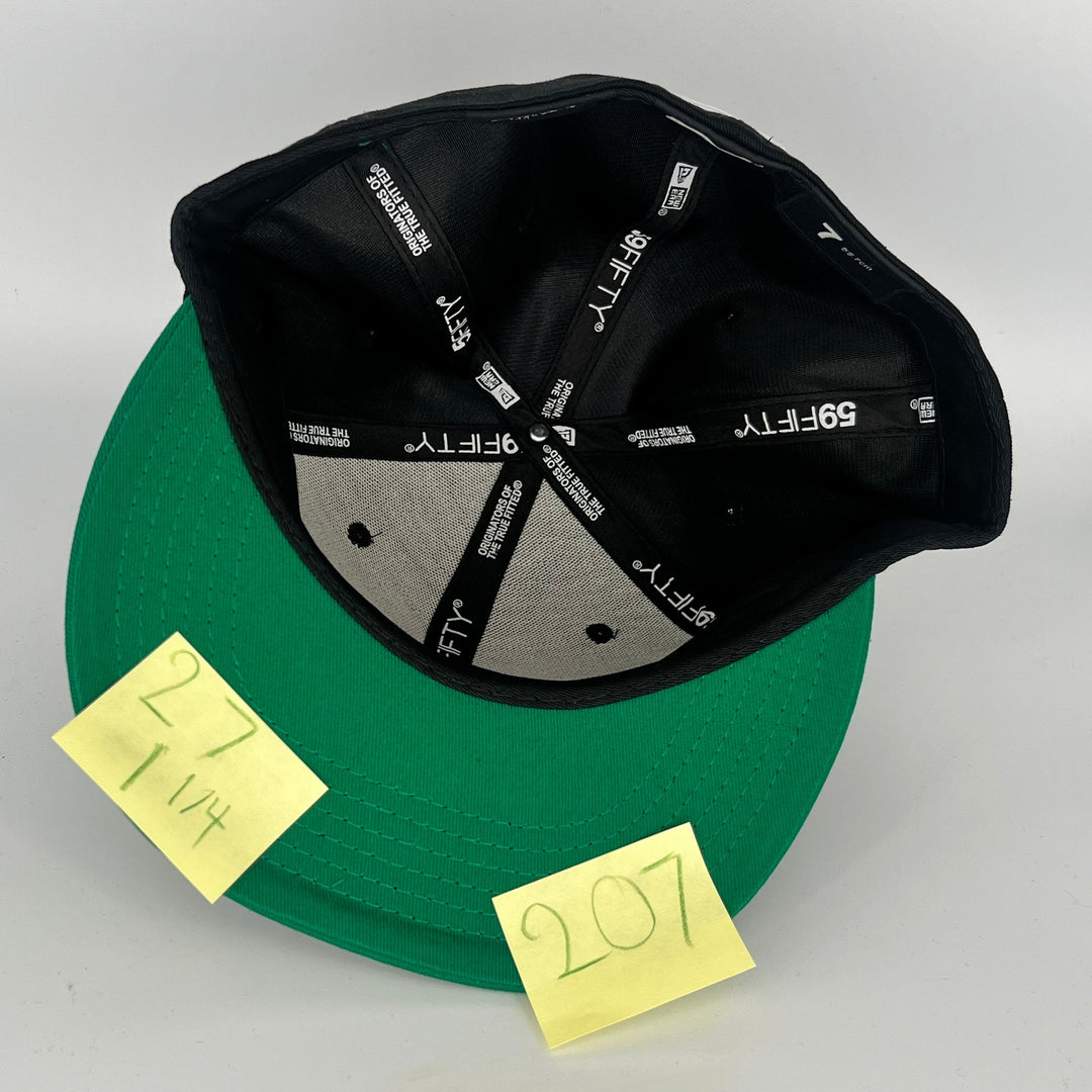 Black Green New York Yankees New Era MLB 59Fifty Fitted Hat