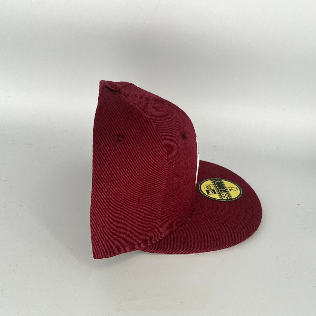 Maroon New York Yankees New Era MLB 59Fifty Fitted Hat
