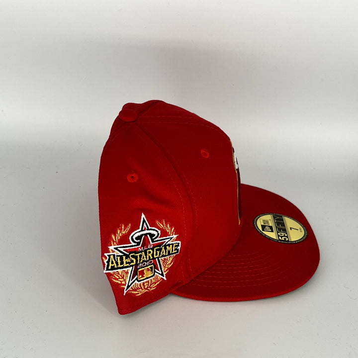 Red Los Angeles Angels New Era MLB 59Fifty Fitted Hat