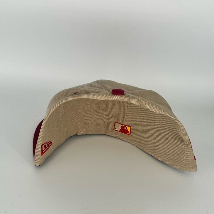 Brown Red New York Yankees New Era MLB 59Fifty Fitted Hat