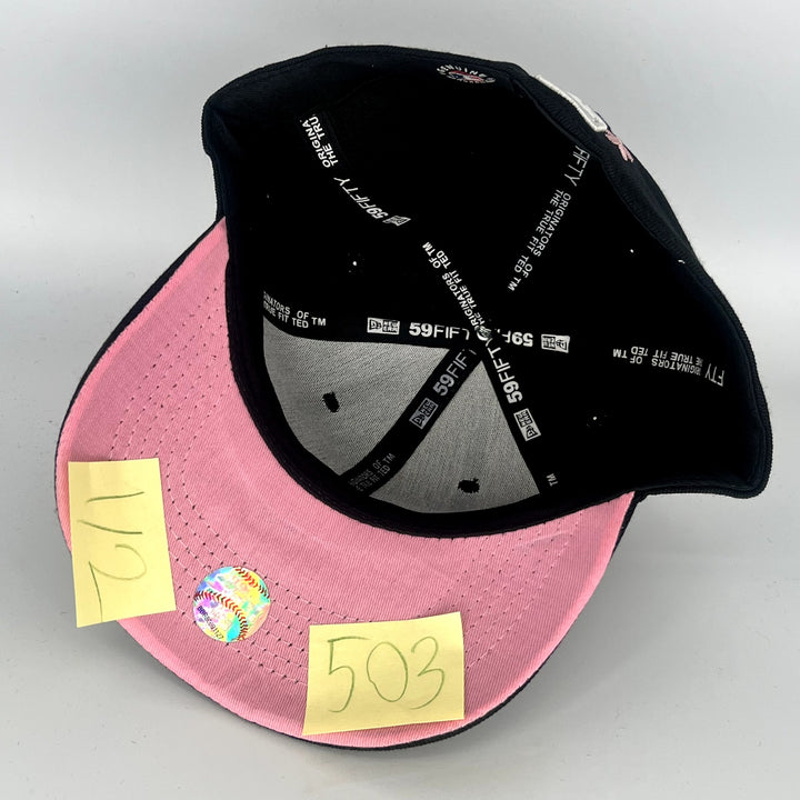 Black Flowery Chicago White Sox New Era MLB 59Fifty Fitted Hat