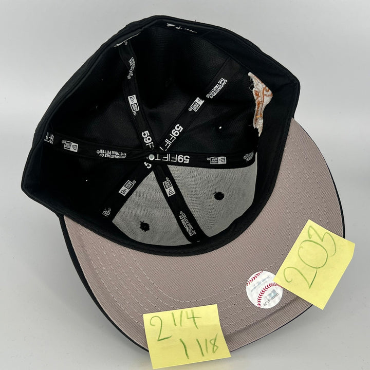 Black New York Yankees 100th Anniversary New Era MLB 59Fifty Fitted Hat