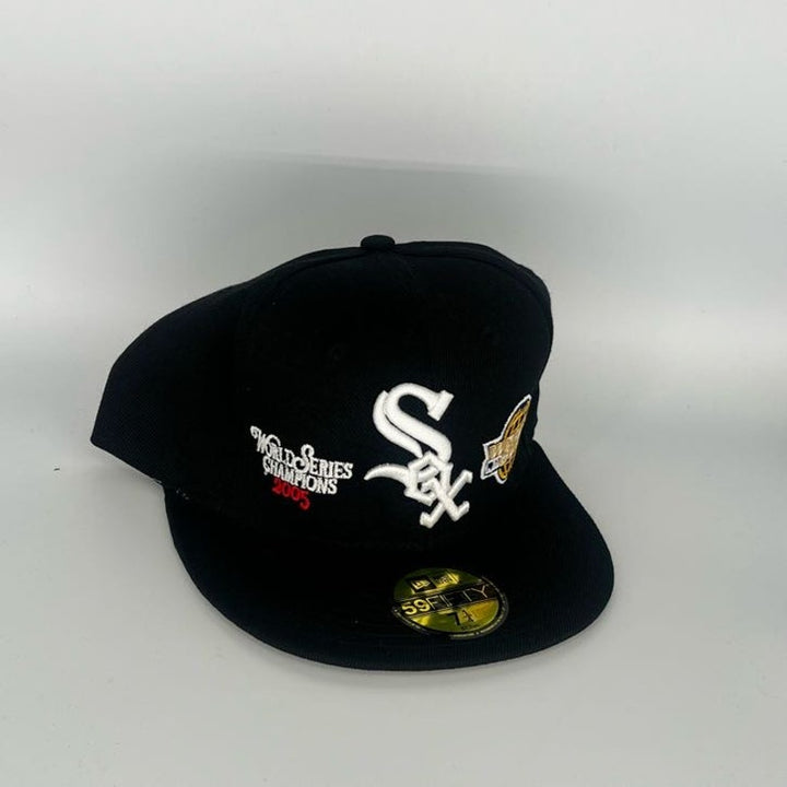 Black Chicago White Sox New Era MLB 59Fifty Fitted Hat