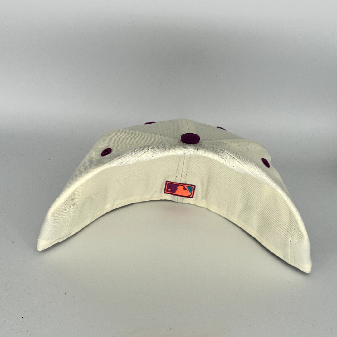 White Purple Houston Astros New Era MLB 59Fifty Fitted Hat