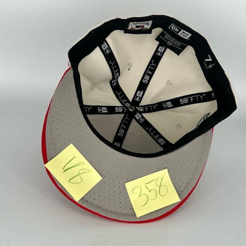 White red  Los Angeles Angels New Era MLB 59Fifty Fitted Hat